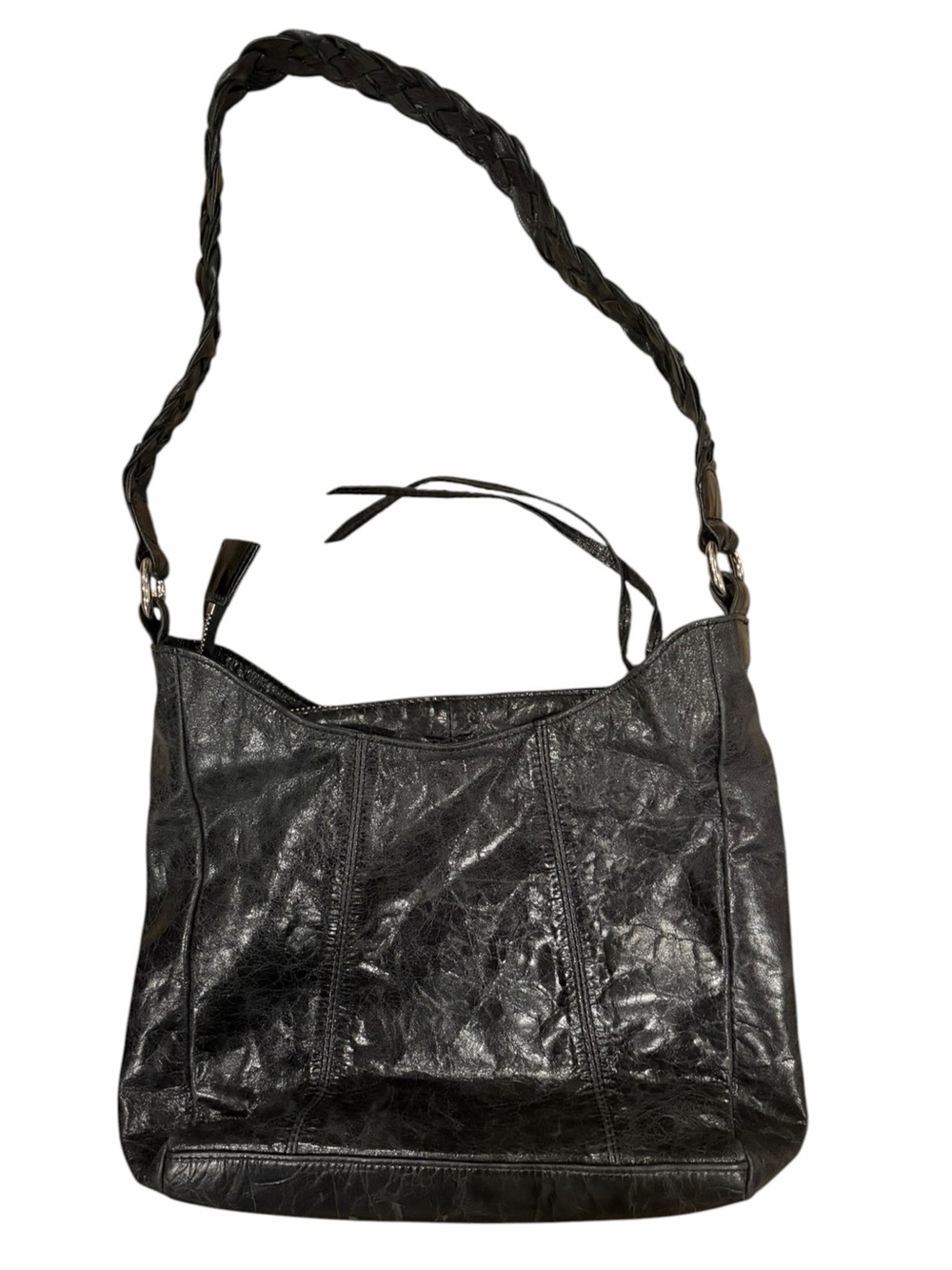 Latico Glazed Leather Slouchy Shoulder Bag